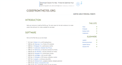 Desktop Screenshot of codefromthe70s.org